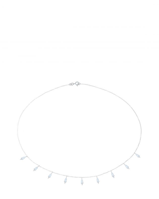 Moonka Колье с лунными камнями Water, цвет белый - изображение 1