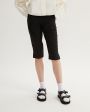 Укороченные облегающие брюки Safal из эластичной шерсти, цвет черный - миниатюра 6