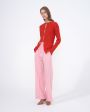 Erika Cavallini Широкие прямые брюки, цвет розовый - миниатюра 3