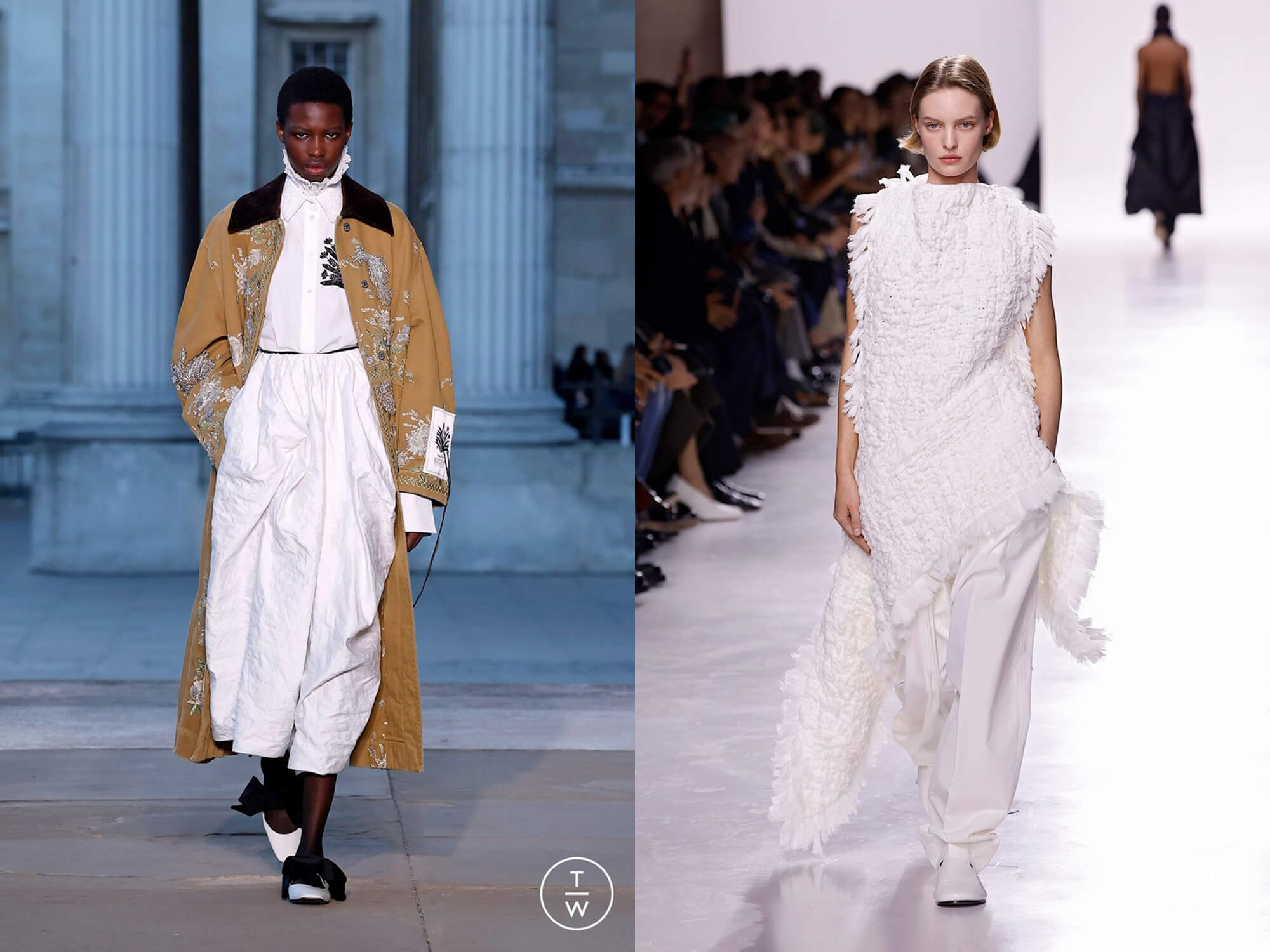 Erdem, Bottega Veneta весна-лето 2026. Источник фото: платформа Tagwalk.