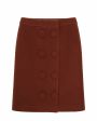 SHUSHU/TONG Юбка, цвет карамельный - миниатюра 1 SHUSHU/TONG Юбка, цвет карамельный - миниатюра 1