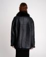 Двусторонняя куртка-дубленка Tigrado, цвет черный - миниатюра 9