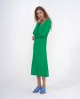 Erika Cavallini Платье миди в рубчик, цвет зеленый - миниатюра 3
