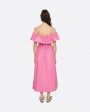 Sea NY Платье миди Diana с открытыми плечами, цвет розовый - миниатюра 4