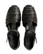 HEREU Кожаные сандалии Vedra, цвет черный - миниатюра 3