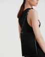 Трикотажное платье макси Baia, цвет черный - миниатюра 3
