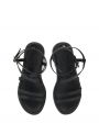 Ancient Greek Sandals Кожаные сандалии Aristea на платформе, цвет черный - миниатюра 4