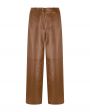LOULOU STUDIO Кожаные брюки Noro, цвет коричневый - миниатюра 1