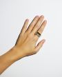 Copine Jewelry Сет из двух колец Crystal & Big Gold Donut, цвет разноцветный - миниатюра 3