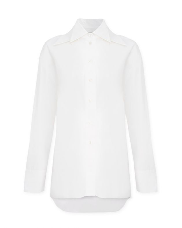 Róhe Рубашка с двойным воротником, цвет белый - изображение 1