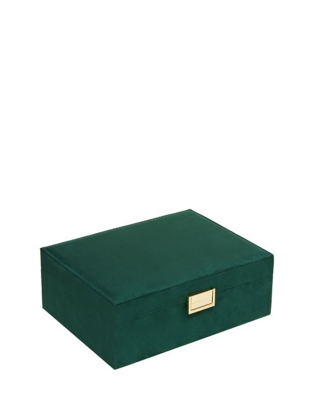 Maison Scarlett Двухуровневая шкатулка Louise из бархата - изображение 1