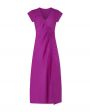 Платье макси Dorinde с разрезом, цвет пурпурный - миниатюра 1