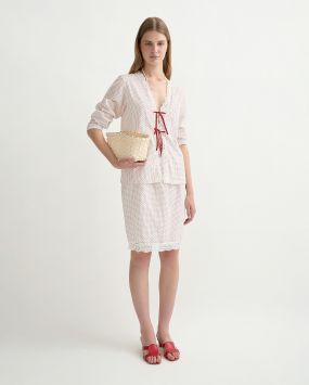 Юбка в горошек