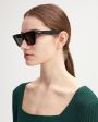 Солнцезащитные очки Trapezium Grande Noir, цвет черный - миниатюра 5