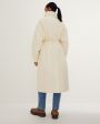 Куртка-пальто оверсайз, цвет молочный - миниатюра 7