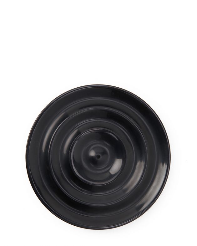 NUSELF Подставка для благовоний из черного мрамора, цвет черный - изображение 1