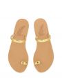 Ancient Greek Sandals Сандалии Echidna, цвет золотой - миниатюра 4