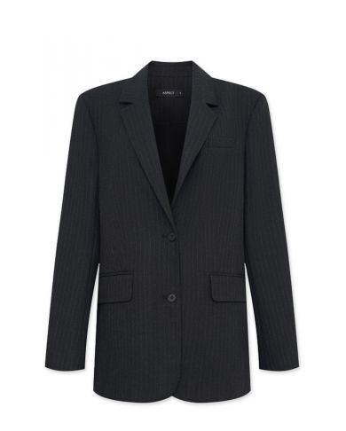 Жакет оверсайз в полоску