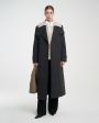 Low Classic Утепленное пальто с подкладом, цвет черный - миниатюра 2