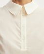 Укороченная рубашка Namil, цвет белый - миниатюра 5