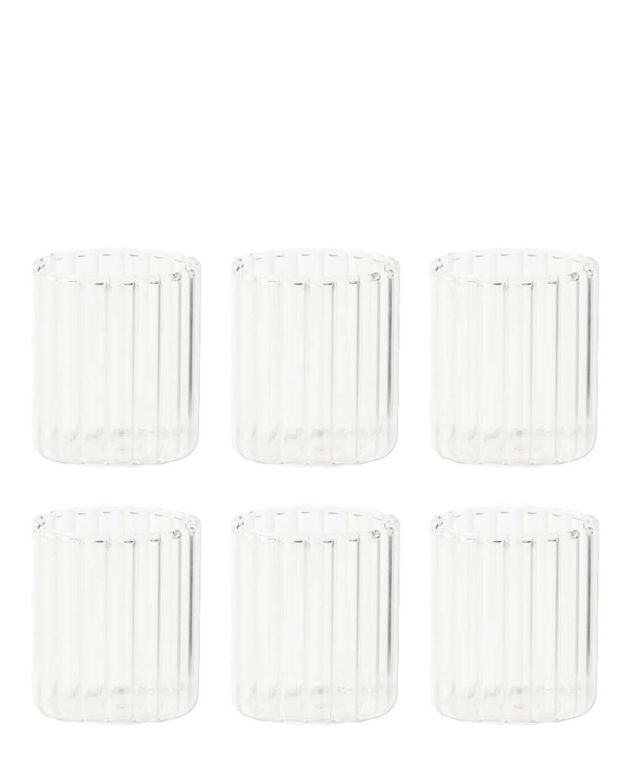 Bitossi Набор граненых стаканов (6 шт), цвет прозрачный - изображение 1