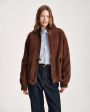 ROCKABI Бомбер Paltrow Suede, цвет коричневый - миниатюра 3