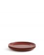 Набор из двух плоских тарелок Bilancia Large, цвет красный - миниатюра 1