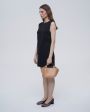 LOULOU STUDIO Платье мини Hoya с открытой спиной, цвет черный - миниатюра 3