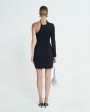 Платье мини Sydney на одно плечо, цвет черный - миниатюра 4
