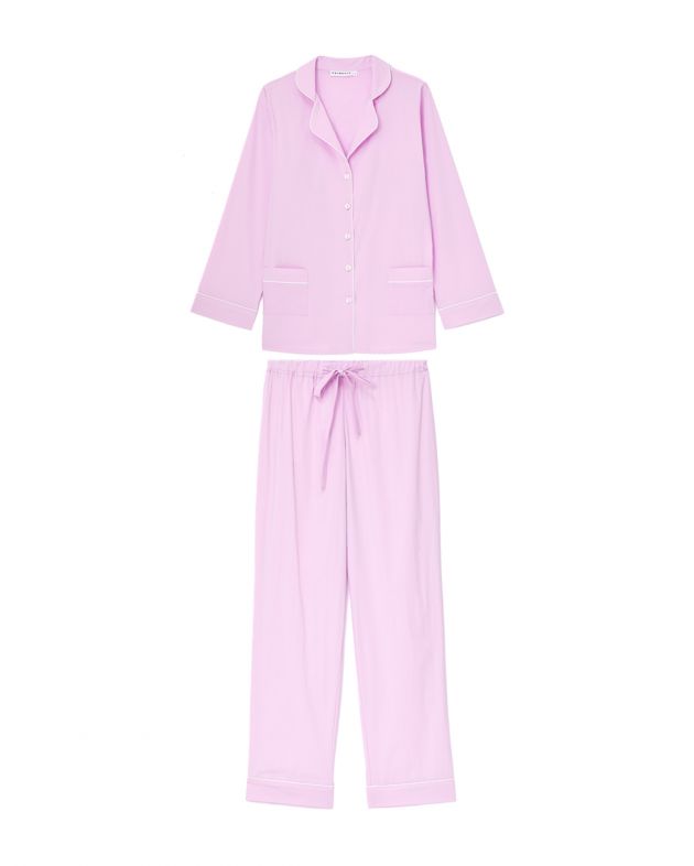 Пижама (рубашка/брюки), цвет розовый - изображение 1