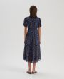 Платье миди Yasmin с цветочным принтом, цвет синий - миниатюра 6
