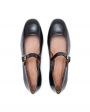 Кожаные туфли Mary Jane, цвет черный - миниатюра 2