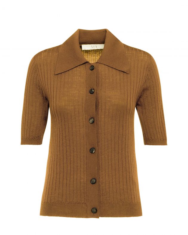 TELA Кардиган, цвет коричневый - изображение 1