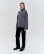 Le Kasha Кашемировый свитер Suede с высоким воротом, цвет серый - миниатюра 6