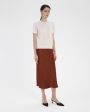 Шелковая юбка Isaak в бельевом стиле, цвет медный - миниатюра 3