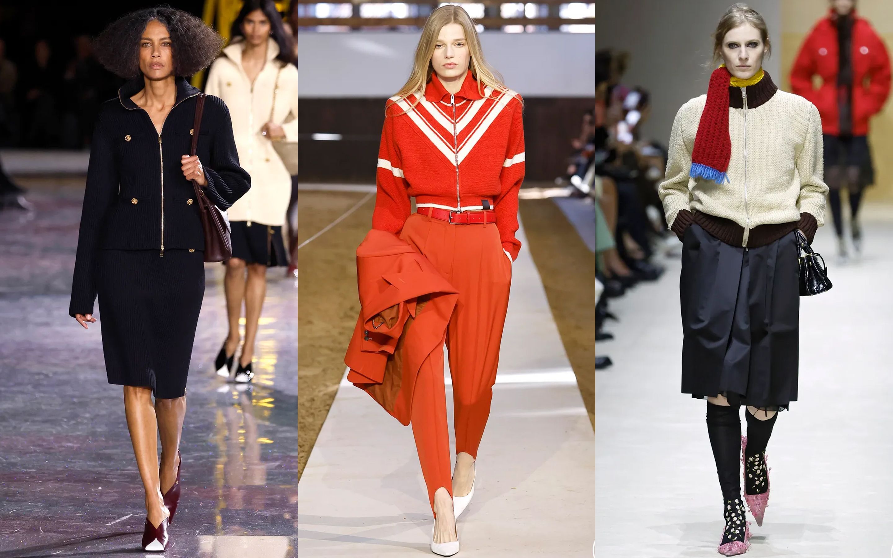 Chanel, Stella McCartney, Prada, все — FW26/27. Источник фото: Tagwalk.