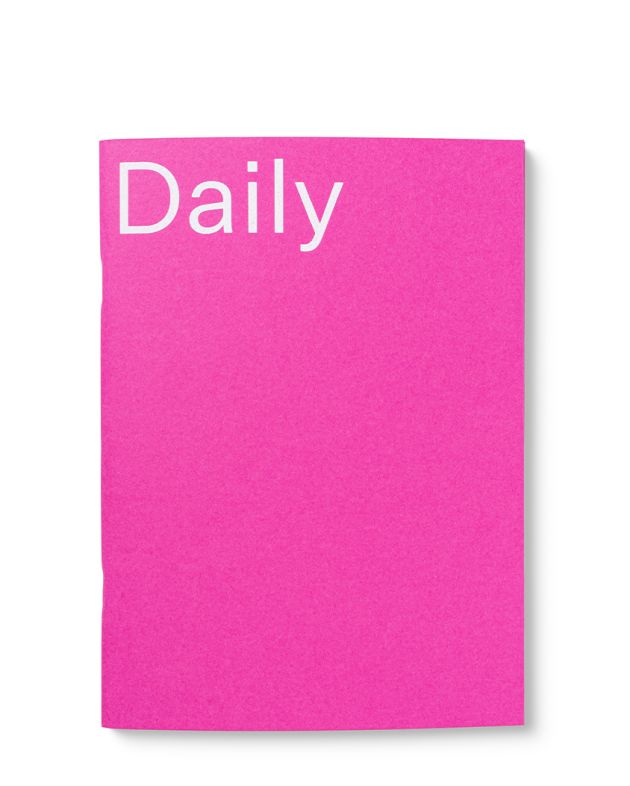 Блокнот-планер на день, цвет розовый - изображение 1