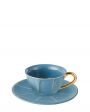 Чайная пара Funky Table, цвет синий - миниатюра 1