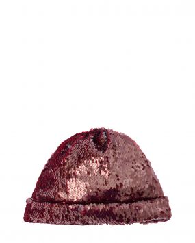 Шапка бини из пайеток