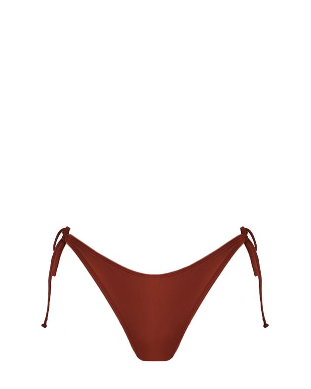 My Nymph Плавки «Тейо» на завязках, цвет марокко - изображение 1