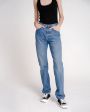 Прямые джинсы Victoria, цвет голубой - миниатюра 3