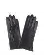 Glove Story Кожаные перчатки с шелковым подкладом, цвет черный - миниатюра 1