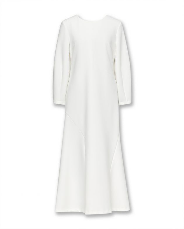 Платье А-силуэта, цвет белый - изображение 1