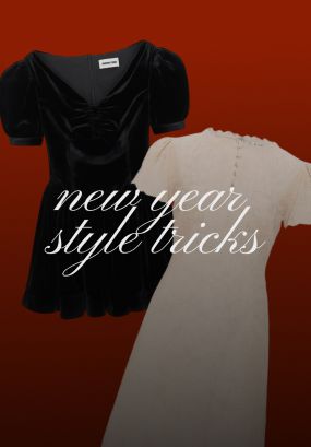 Звездный элемент новогоднего образа — конечно, платье