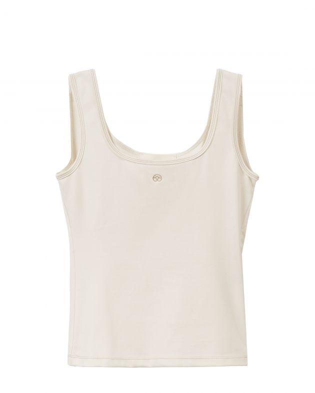 COIS Топ “Second Skin” (вторая кожа) из мерсеризированного хлопка, цвет молочный - изображение 1