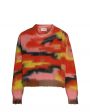 LANEUS Укороченный свитер тай-дай, цвет разноцветный - миниатюра 1