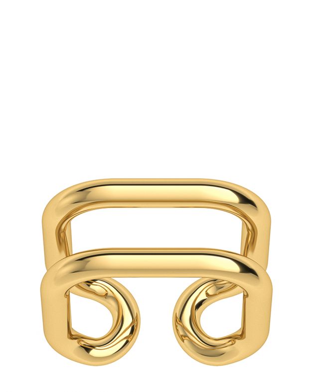 Кольцо Tube, цвет золотой - изображение 1