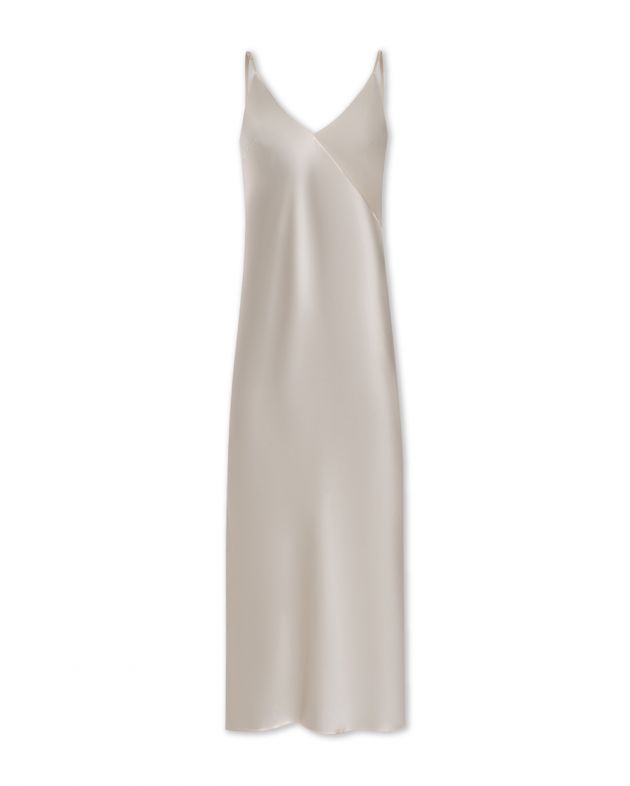 Двустороннее платье-комбинация, цвет бежевый - изображение 1