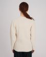 Aeron Вязаный свитер Avenue с объемными рукавами, цвет белый - миниатюра 4