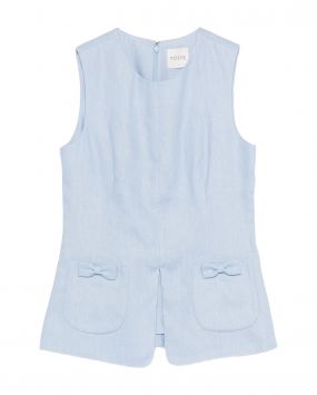 Жилет изо льна